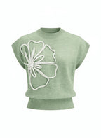 Miss | Knit Top Dames Casual - Zachte brei, katoen &amp; synthetisch mengsel - Miss Madera