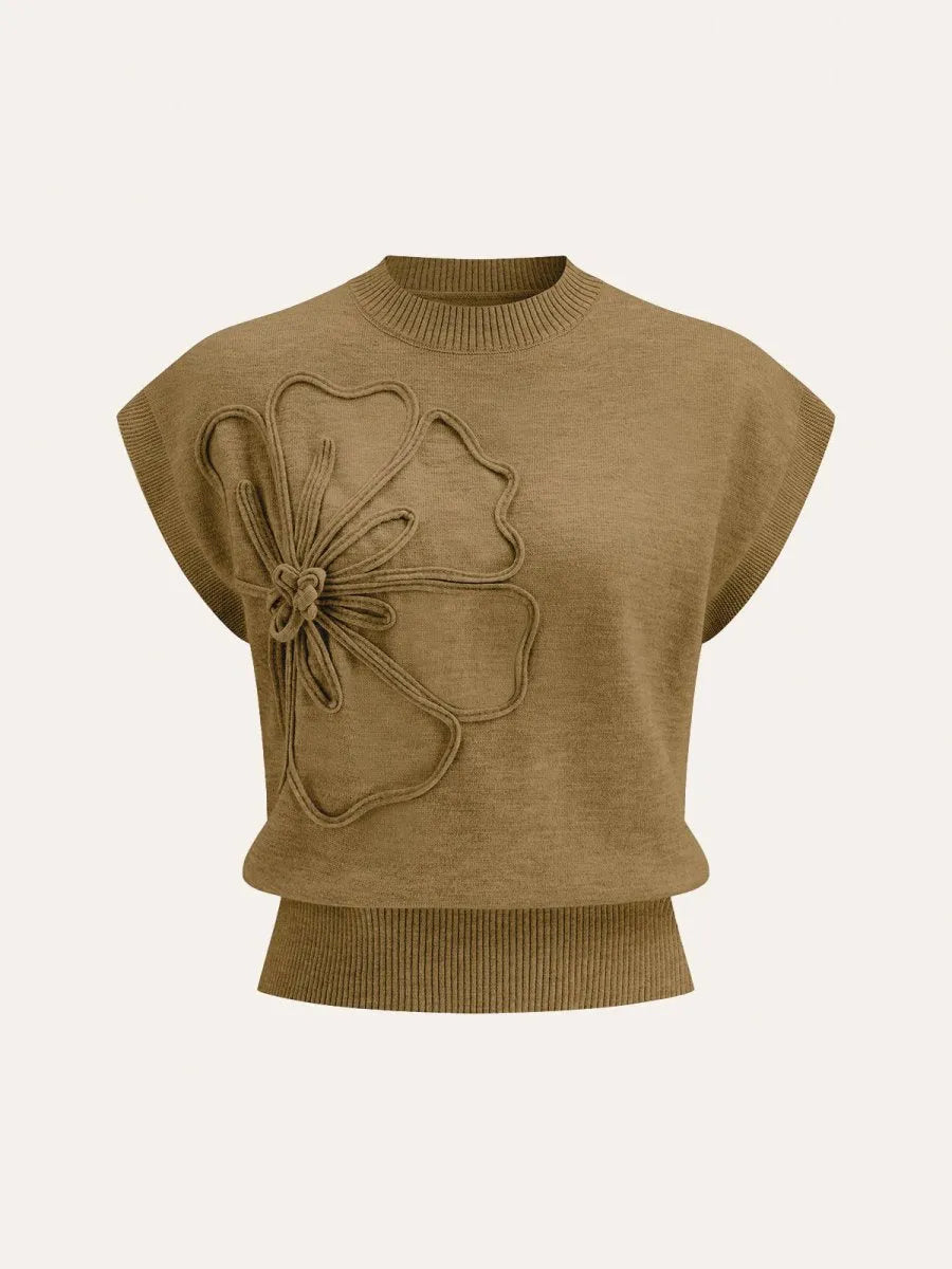 Miss | Knit Top Dames Casual - Zachte brei, katoen &amp; synthetisch mengsel - Miss Madera