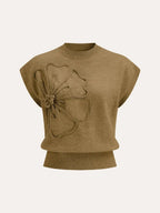 Miss | Knit Top Dames Casual - Zachte brei, katoen &amp; synthetisch mengsel - Miss Madera
