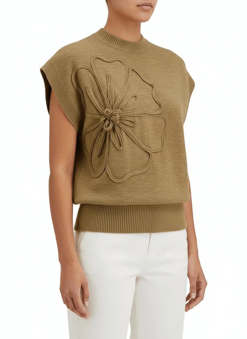 Miss | Knit Top Dames Casual - Zachte brei, katoen &amp; synthetisch mengsel - Miss Madera
