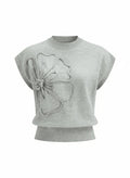 Miss | Knit Top Dames Casual - Zachte brei, katoen &amp; synthetisch mengsel - Miss Madera