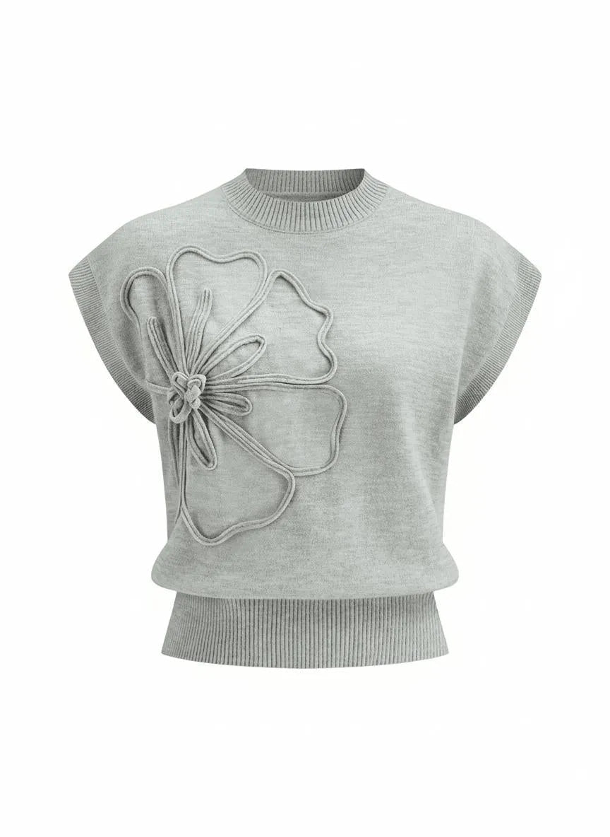 Miss | Knit Top Dames Casual - Zachte brei, katoen &amp; synthetisch mengsel - Miss Madera