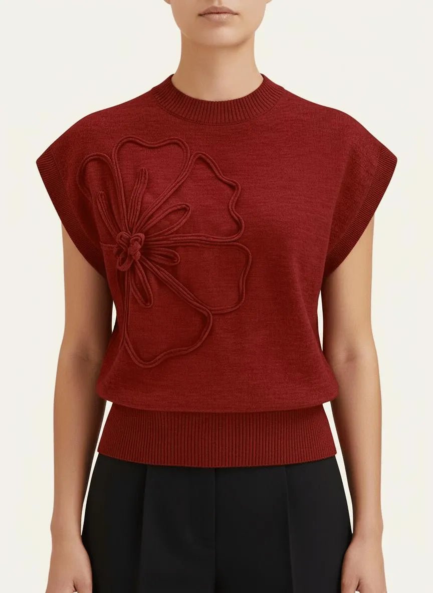 Miss | Knit Top Dames Casual - Zachte brei, katoen &amp; synthetisch mengsel - Miss Madera