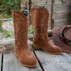 Miss | Laarzen Dames Western Cowboy Brede Kuit Borduurwerk - Miss Madera MIS-3OH50A