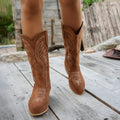 Miss | Laarzen Dames Western Cowboy Brede Kuit Borduurwerk - Miss Madera MIS-3OH50A