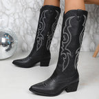 Miss | Laarzen Dames Winter Western - Leer - Miss Madera MIS-FH6VWY