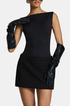 Miss | lange Sleeves Dames Elegant - Kunstleer - Miss Madera MIS-88SI7Q