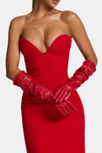 Miss | lange Sleeves Dames Elegant - Kunstleer - Miss Madera MIS-I2DCL1