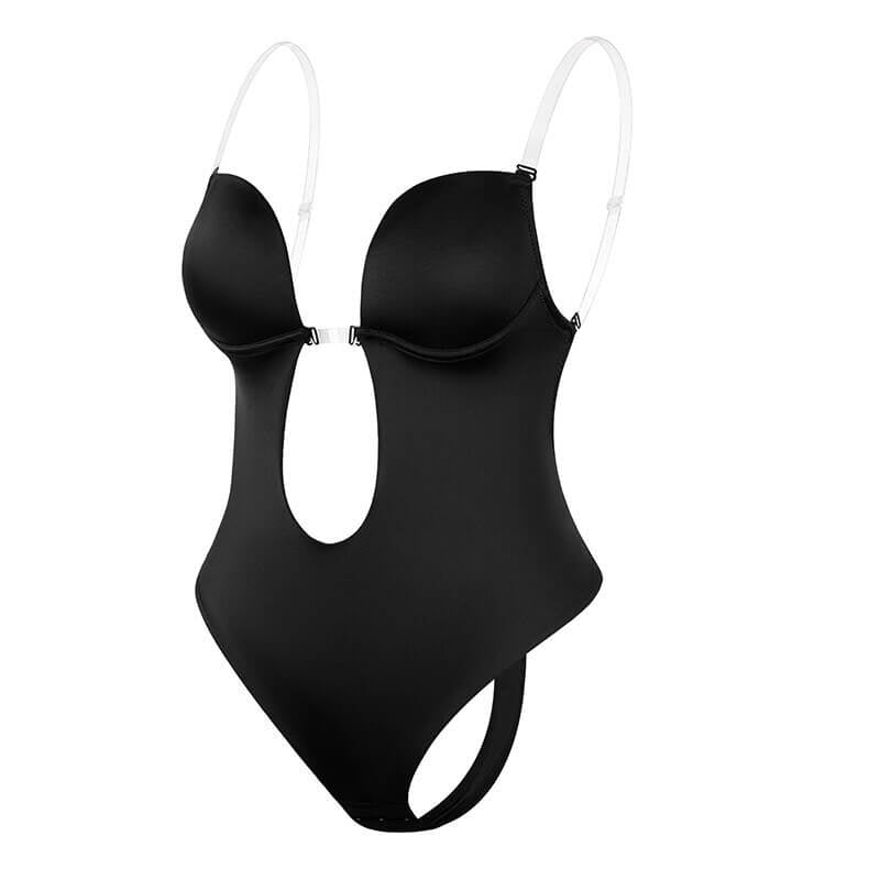 Miss | Lingerie Dames Diepe V-hals Open Rug Body Shaper - Miss Madera MIS-FCYN9J