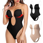 Miss | Lingerie Dames Diepe V-hals Open Rug Body Shaper - Miss Madera MIS-FCYN9J