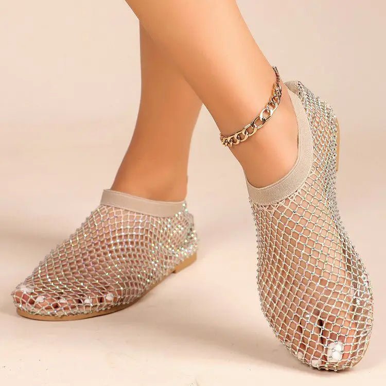 Miss | Loafers Dames Rhinestone Mesh - Synthetisch - Miss Madera MIS-SXX653