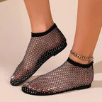 Miss | Loafers Dames Rhinestone Mesh - Synthetisch - Miss Madera MIS-1CH0NX