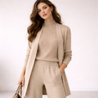 Miss | Loungeset Dames Driedelig Vest Top Broek - Gebreid - Miss Madera MIS-Z49820
