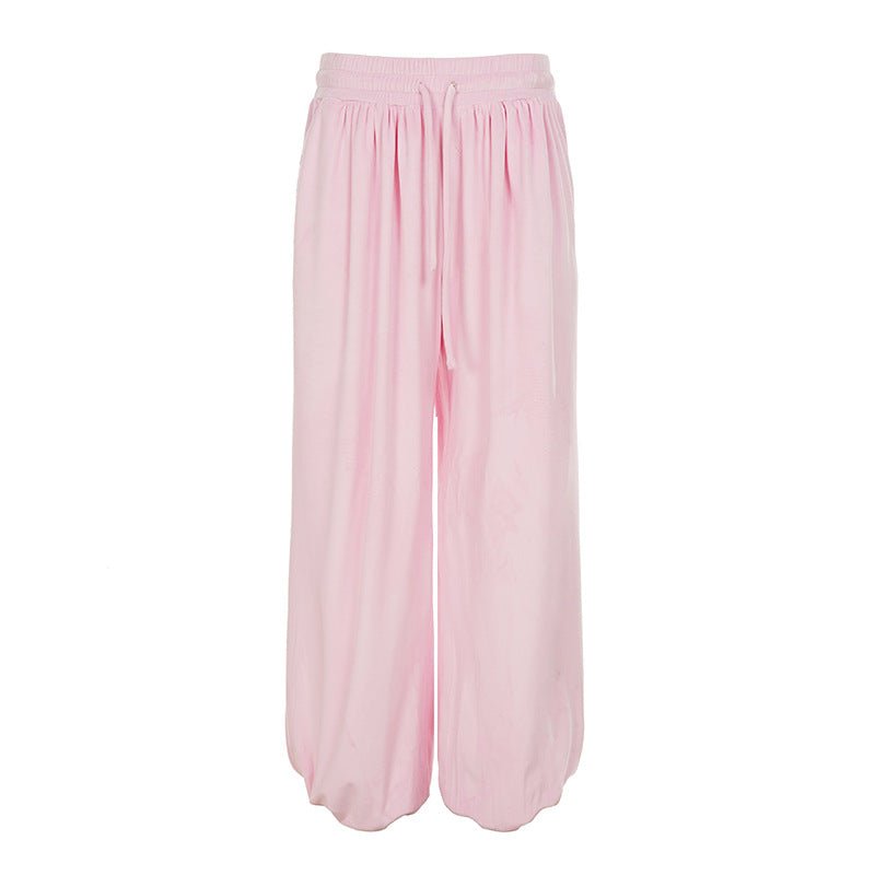 Miss | Loungewear set Dames Palazzo Wijde Pijpen Elastische Taille - Miss Madera MIS-3BOZIK