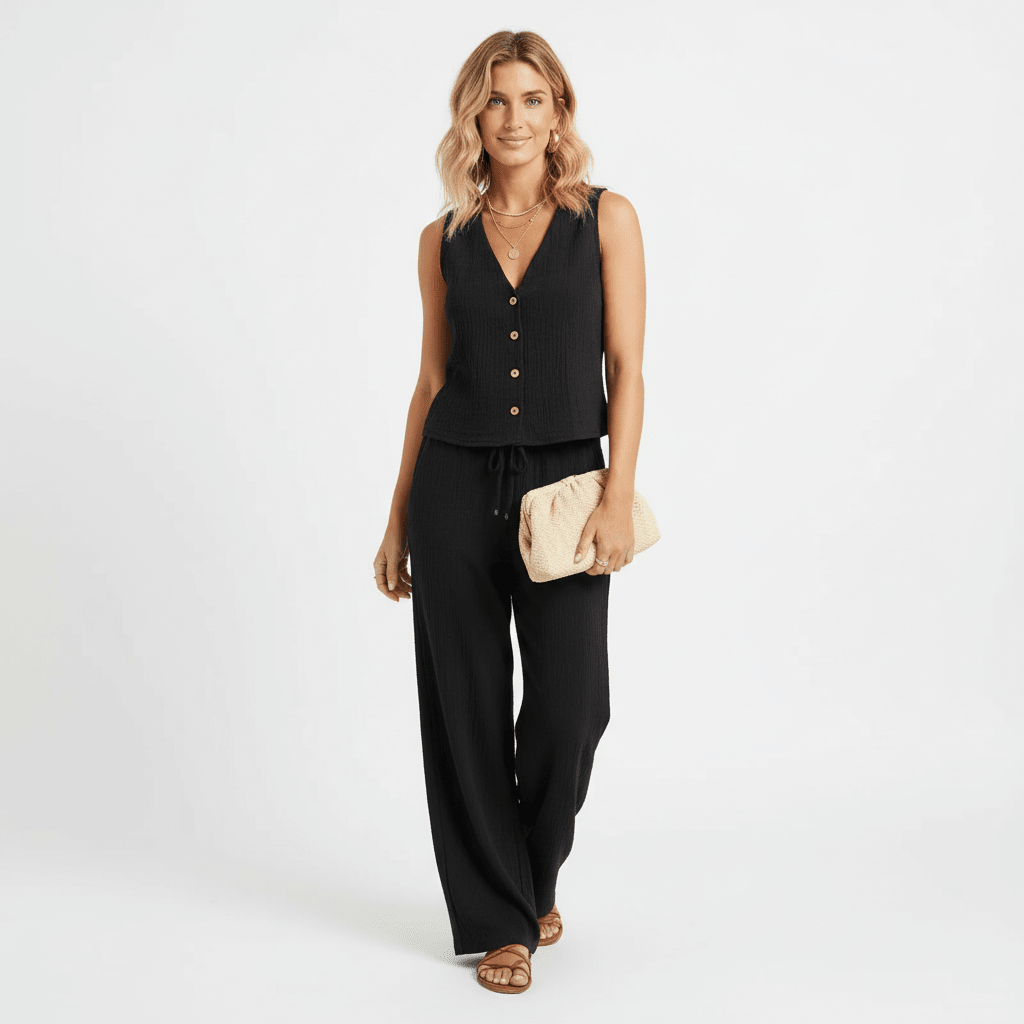 Miss | Loungewear Set Dames Relaxed Fit - Katoenmix - Miss Madera