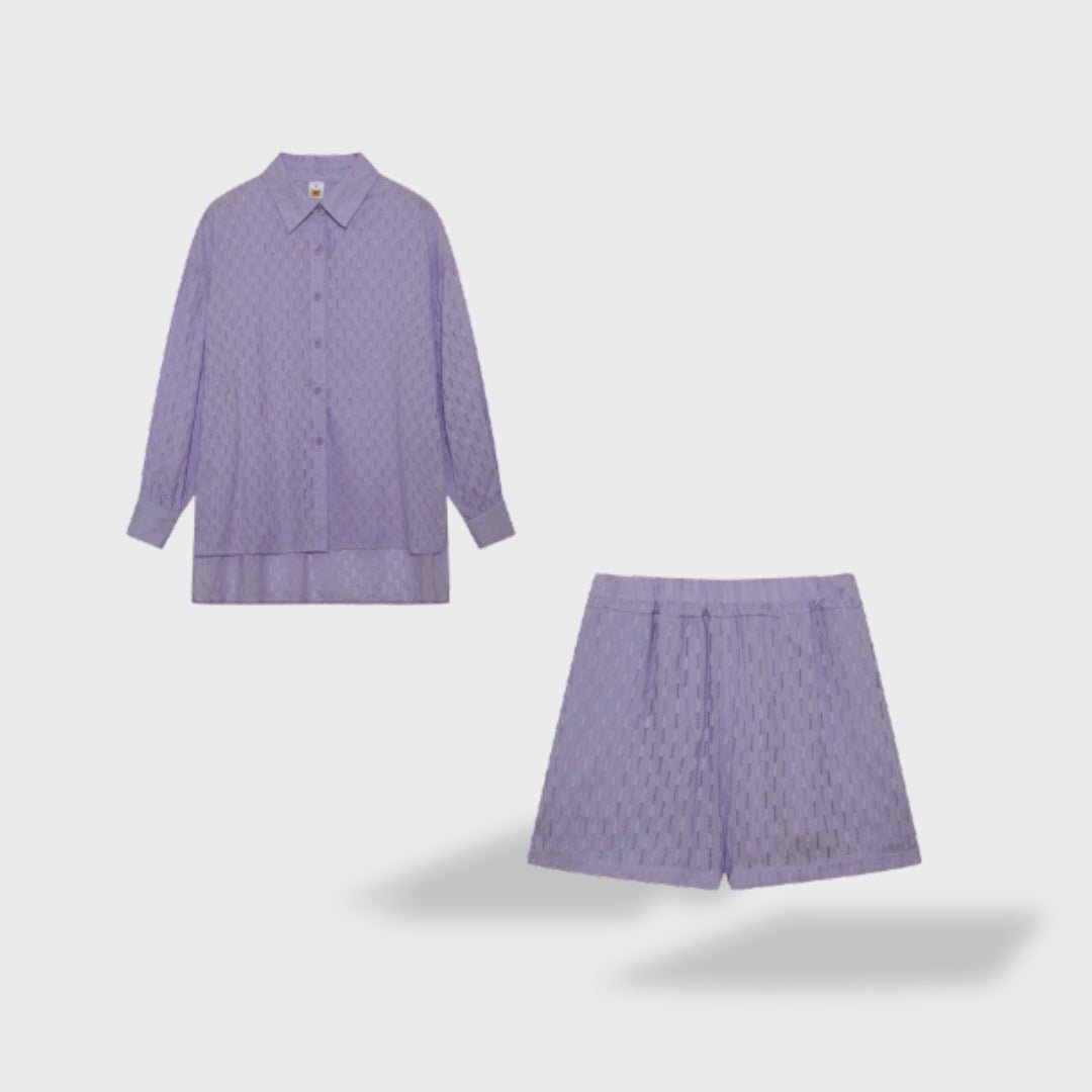 Miss | Matching Set Dames Zomer Relaxed Fit - Katoen - Miss Madera MIS-ECO1XB