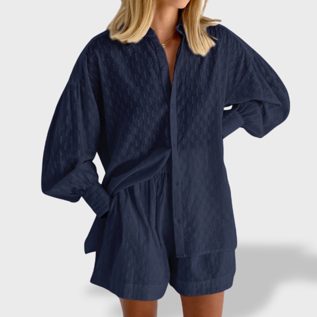 Miss | Matching Set Dames Zomer Relaxed Fit - Katoen - Miss Madera MIS-7KRW0H