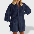 Miss | Matching Set Dames Zomer Relaxed Fit - Katoen - Miss Madera MIS-7KRW0H