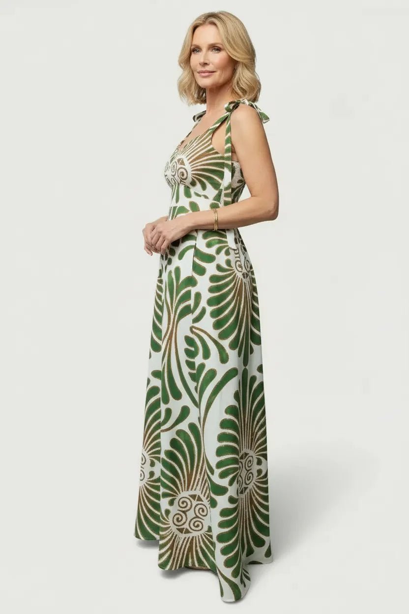 Miss | Maxi Jurk Dames Casual - Ademende katoenmix - Miss Madera