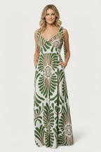Miss | Maxi Jurk Dames Casual - Ademende katoenmix - Miss Madera