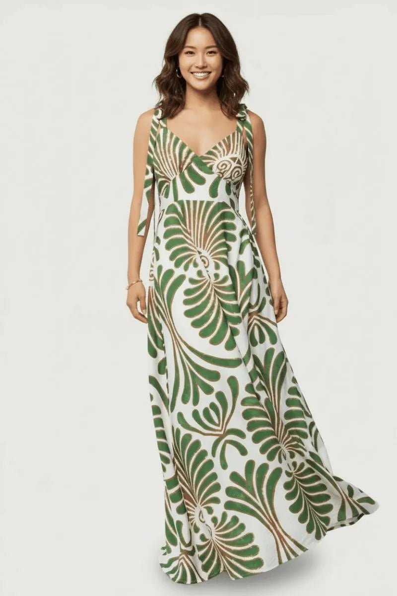 Miss | Maxi Jurk Dames Casual - Ademende katoenmix - Miss Madera