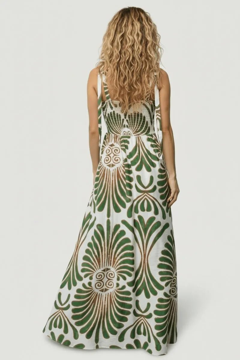 Miss | Maxi Jurk Dames Casual - Ademende katoenmix - Miss Madera