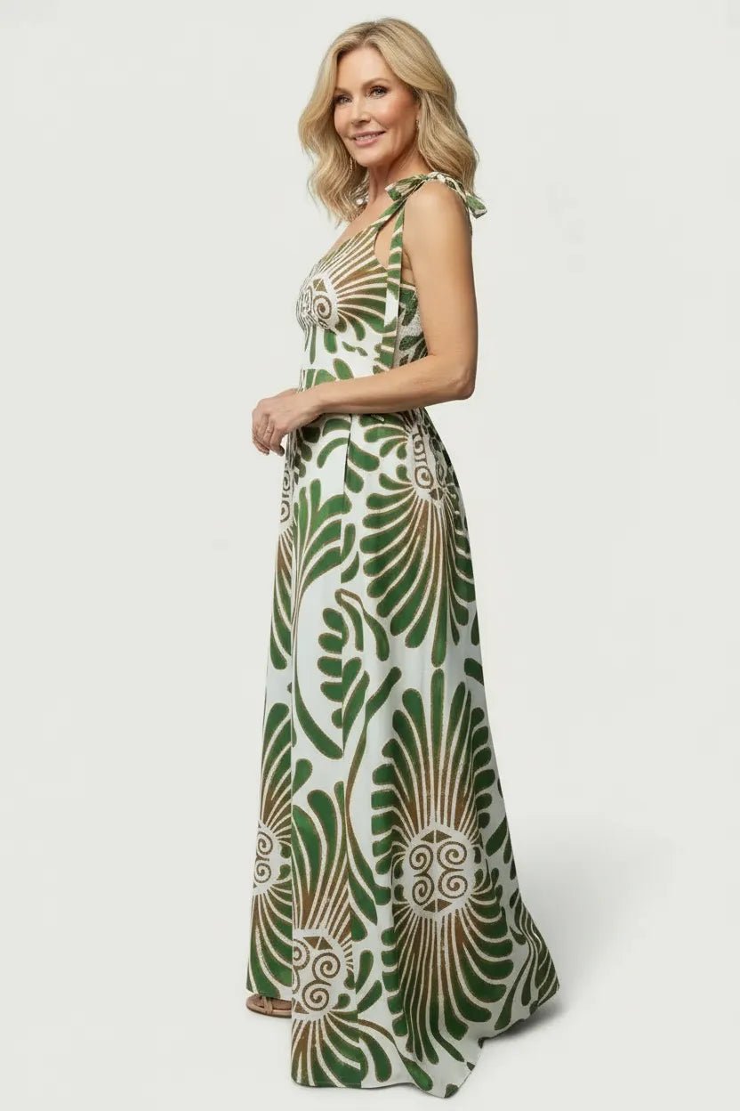 Miss | Maxi Jurk Dames Casual - Ademende katoenmix - Miss Madera