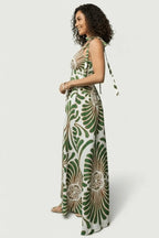 Miss | Maxi Jurk Dames Casual - Ademende katoenmix - Miss Madera