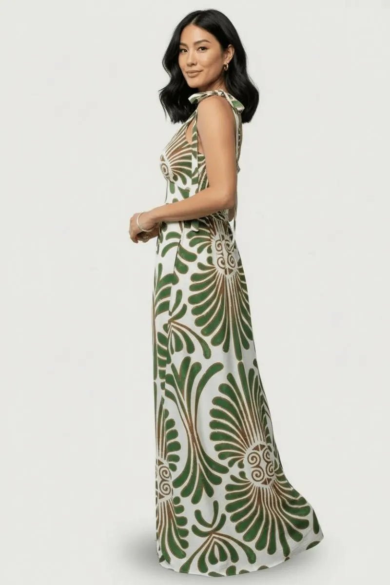 Miss | Maxi Jurk Dames Casual - Ademende katoenmix - Miss Madera