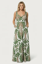 Miss | Maxi Jurk Dames Casual - Ademende katoenmix - Miss Madera
