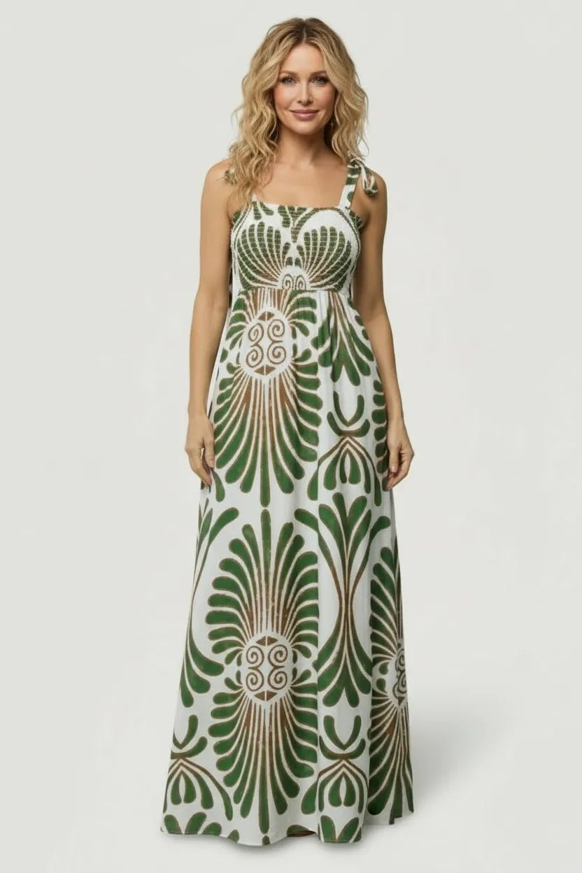 Miss | Maxi Jurk Dames Casual - Ademende katoenmix - Miss Madera