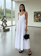 Miss | Maxi Jurk Dames Casual - Hoogwaardige katoenmix - Miss Madera