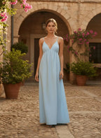 Miss | Maxi Jurk Dames Casual - Hoogwaardige katoenmix - Miss Madera