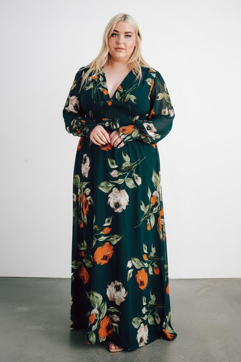 Miss | Maxi - jurk Dames Casual Maxi - Chiffon - Miss Madera