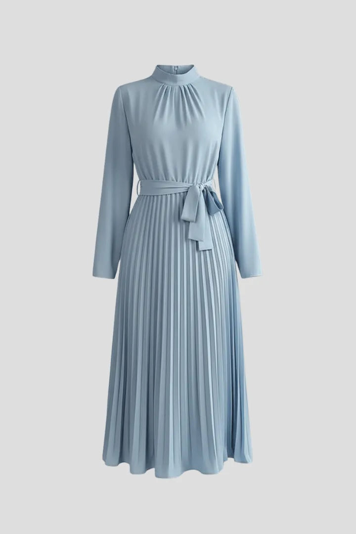 Miss | Maxi Jurk Dames Geplisseerd Lange Mouw - Polyester - Miss Madera MIS-9N1H7V