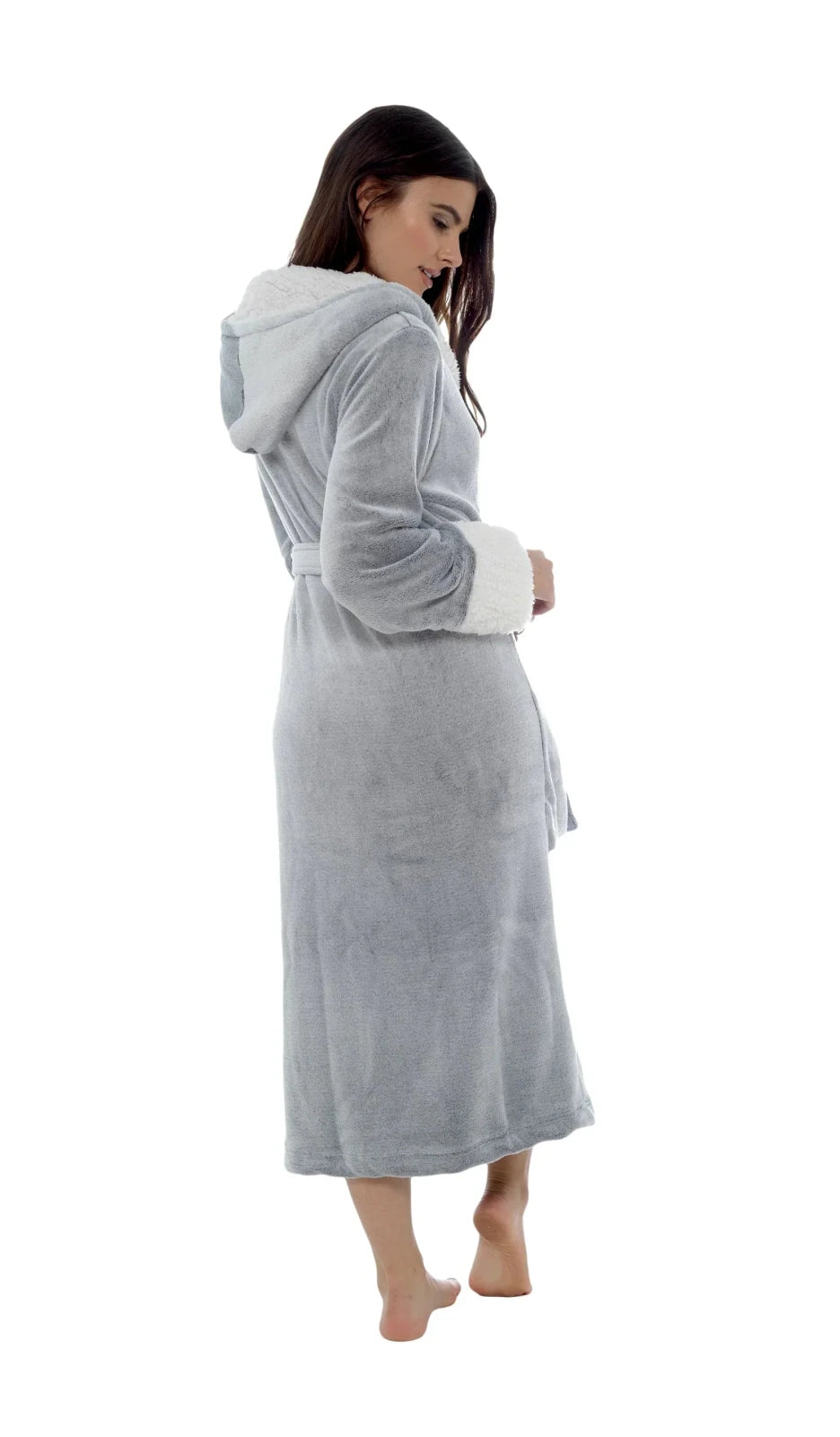 Miss | Maxi Jurk Dames Lounge Fleece - Miss Madera MIS-8947JY