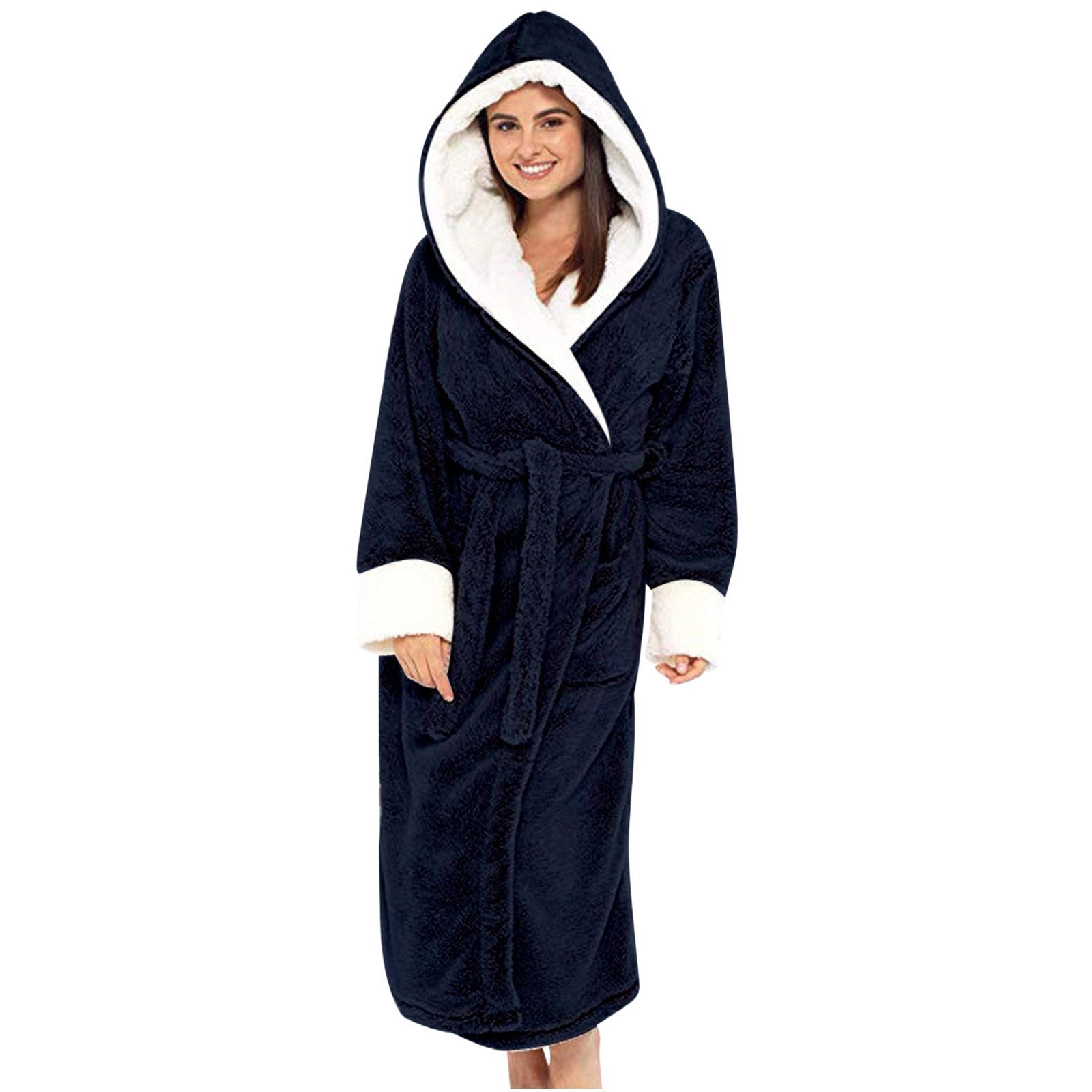 Miss | Maxi Jurk Dames Lounge Fleece - Miss Madera MIS-FVAHOR