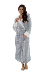 Miss | Maxi Jurk Dames Lounge Fleece - Miss Madera MIS-8947JY