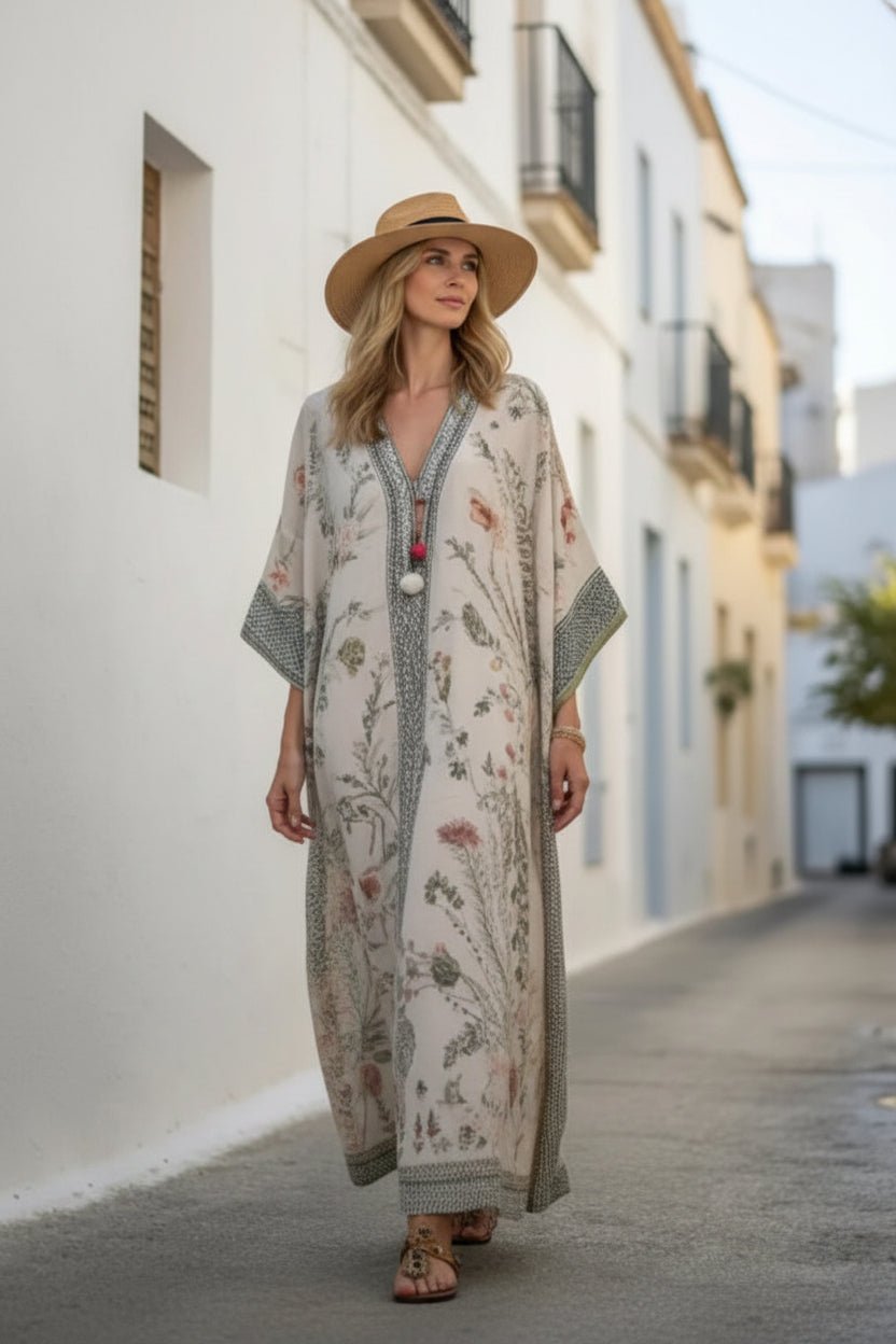 Miss | Maxi Jurk Dames Zomer Losvallend - Viscose - Miss Madera MIS-Z1QQSQ