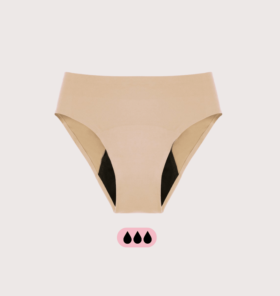 Miss | Menstruatie Ondergoed Dames Naadloos - Polyamide - Miss Madera MIS-3495F4