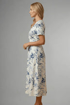 Miss | Midi Jurk Dames A-lijn Bloemenprint - Geweven stof - Miss Madera MIS-WZ9QZU