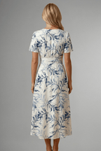 Miss | Midi Jurk Dames A-lijn Bloemenprint - Geweven stof - Miss Madera MIS-WZ9QZU