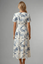 Miss | Midi Jurk Dames A-lijn Bloemenprint - Geweven stof - Miss Madera MIS-WZ9QZU