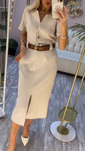 Miss | Midi Jurk Dames Zomer Casual - Viscose mix - Miss Madera MIS-DDZXSW