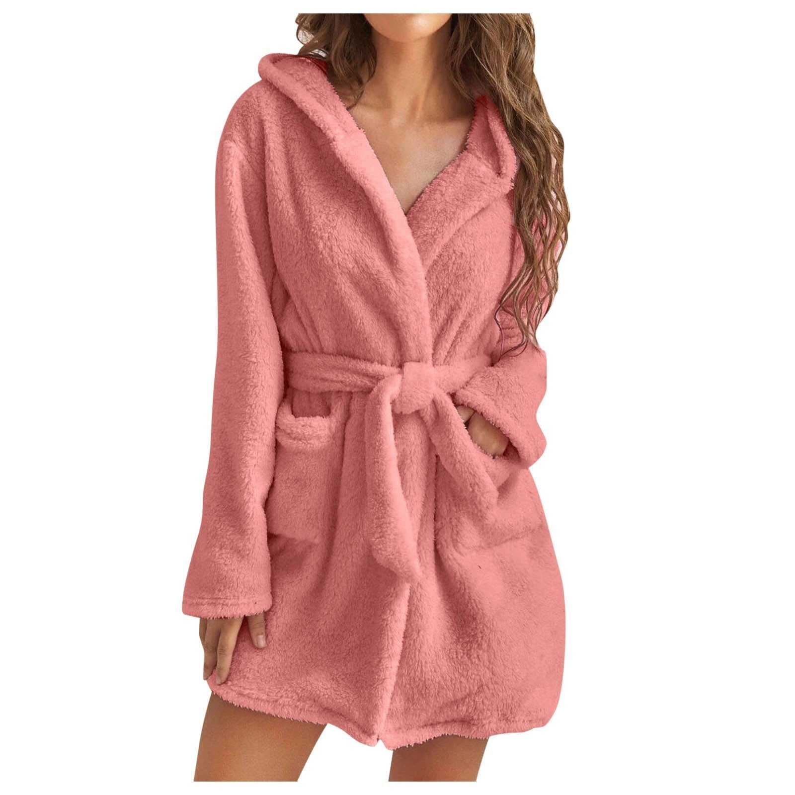 Miss | Nachtkleding Dames Badjas Capuchon - Fleece - Miss Madera MIS-R3W7C5