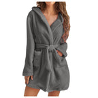 Miss | Nachtkleding Dames Badjas Capuchon - Fleece - Miss Madera MIS-8E9RZY