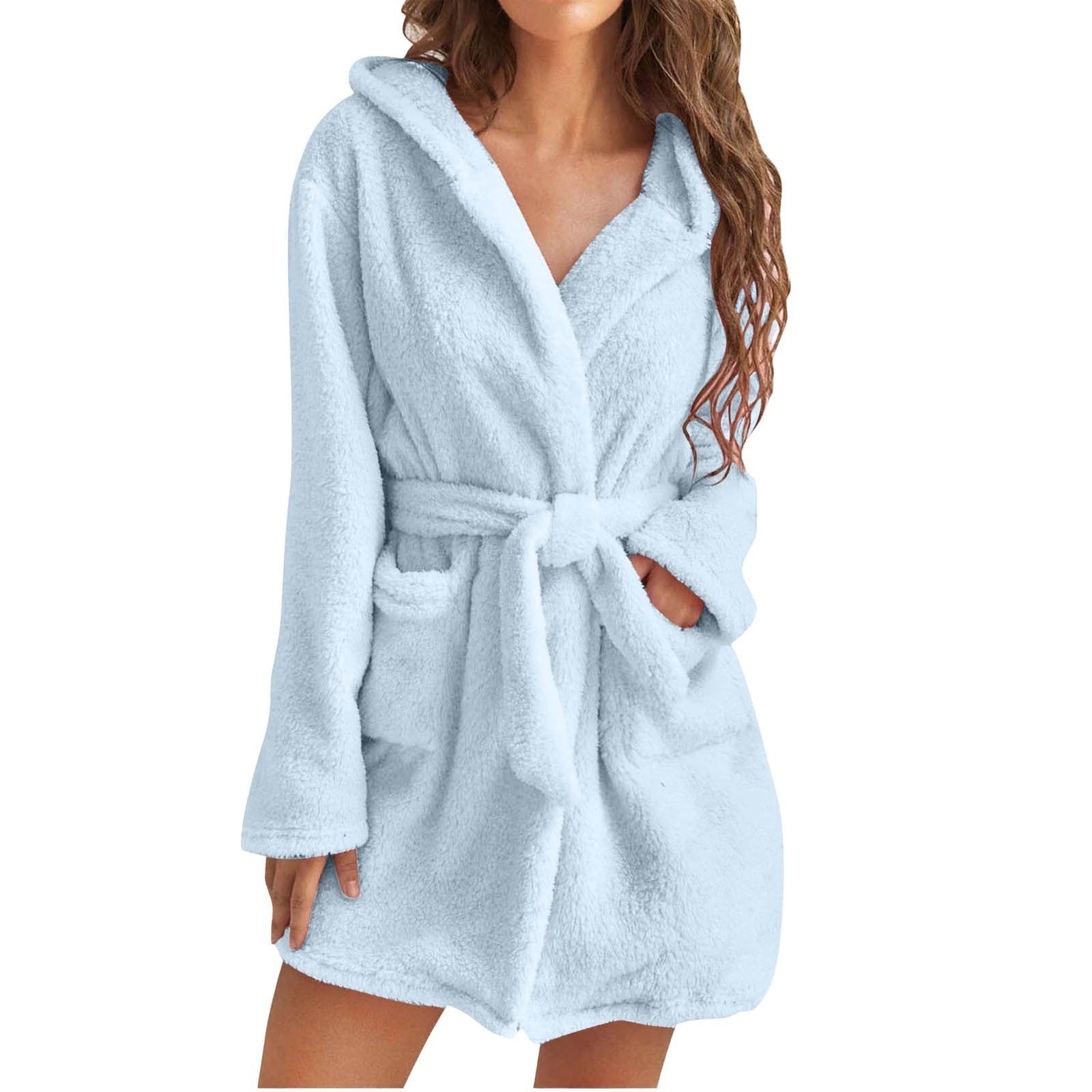 Miss | Nachtkleding Dames Badjas Capuchon - Fleece - Miss Madera MIS-JNMWQU