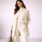 Miss | Nachtkleding Dames Driedelige Lounge Set - Gebreid - Miss Madera MIS-SLIL8J