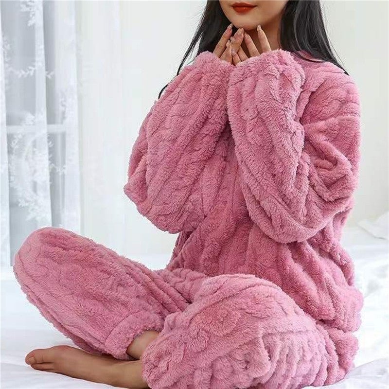 Miss | Nachtkleding Dames Pyjama Set Lange Mouw - Fleece - Miss Madera MIS-7247JH
