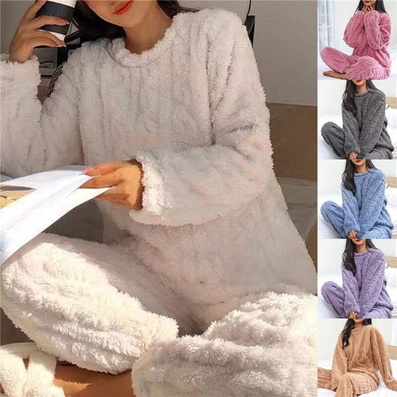 Miss | Nachtkleding Dames Pyjama Set Lange Mouw - Fleece - Miss Madera MIS-K7K0OW